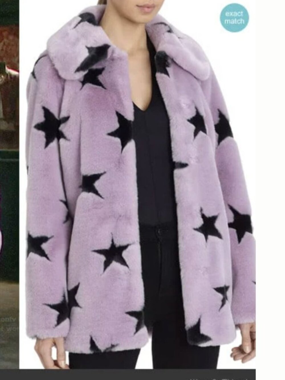 Avec Les Filles Purple star coat, Size M NWOT - Picture 2 of 6